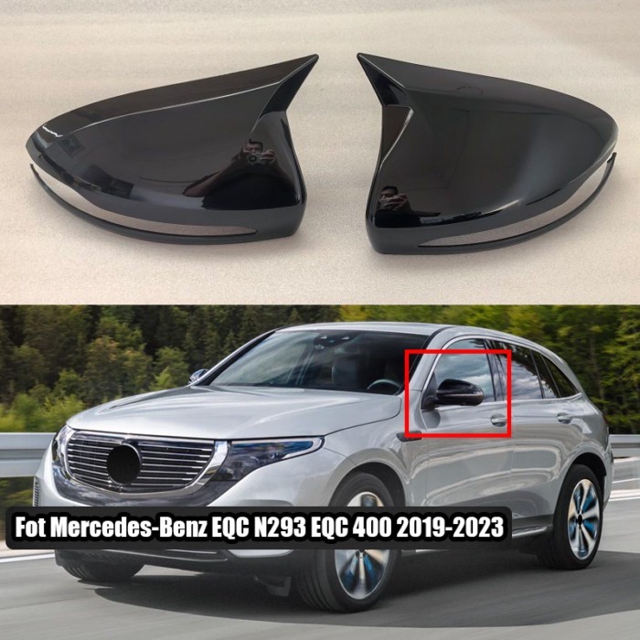 Fot Mercedes-Benz EQC N293 EQC 400 2019-2023 Reverse mirror decorative cover made of ABS material f