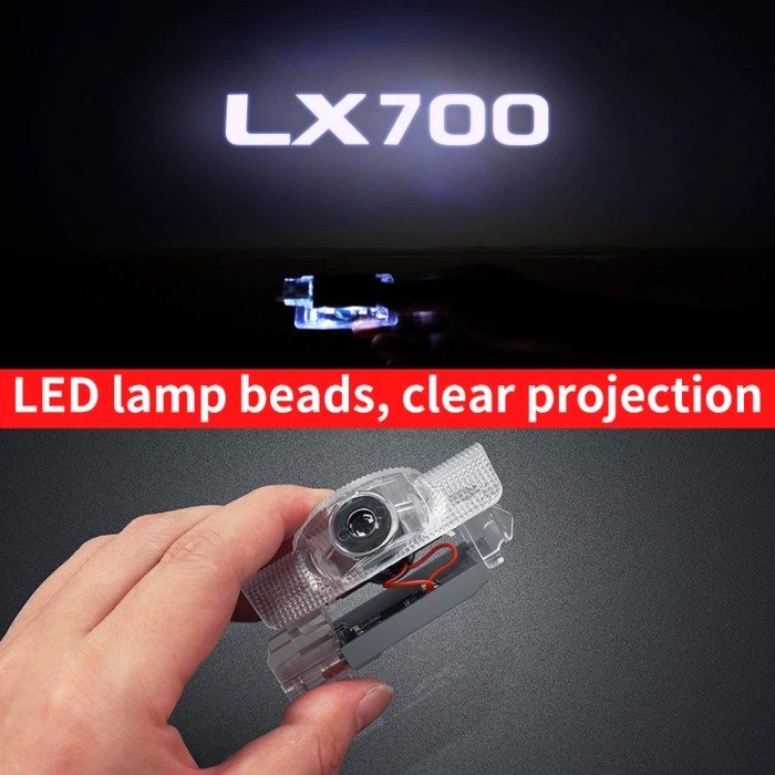 For 2025 Lexus LX700h Interior Upgraded Modification Accessories LX LED HD Pedal Light Car Door Wel