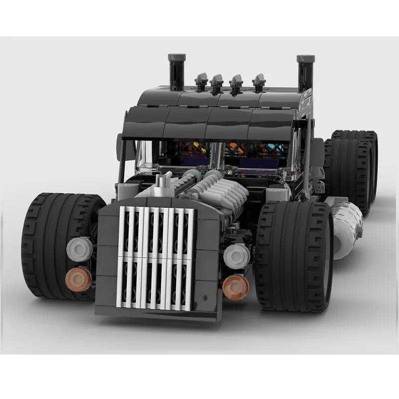 C 552Pcs New MOC Truck Building Bloc Model Highway DIY Creative Eduional Children's Building Bloc G