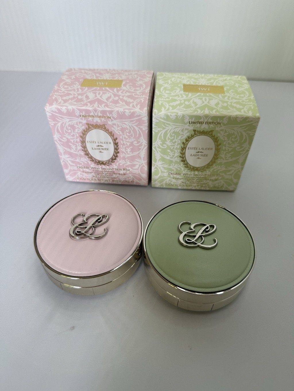 Hot Style 44 Estee Lauder Macaron Cushion 24g!สีเบอร์ 1w1#樱花粉,, 1w1#薄荷绿 B12 B12