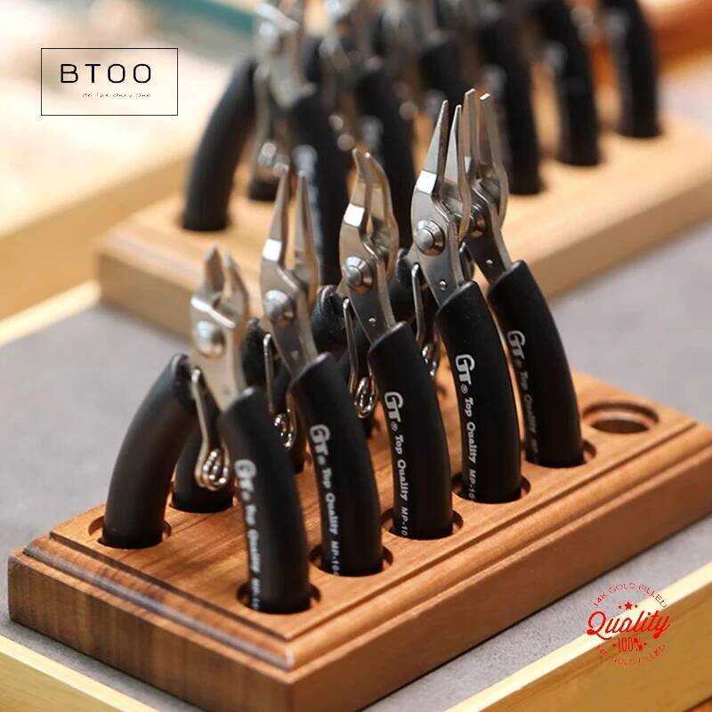 C Jewelry Pliers Set, Jewelry Making Tools, Mini Pliers Kit With Wood Pallet, Pliers For Jewelry DI