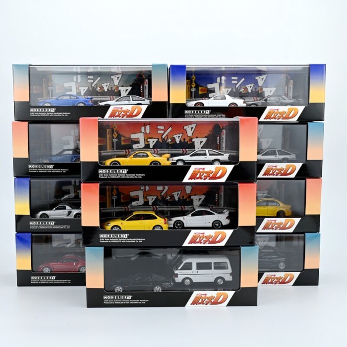 Animation Club 1: 64 Initial D AE86 RX7 NSX พร้อมฉากชุดรถโลหะผสมคอลเลกชัน JZA