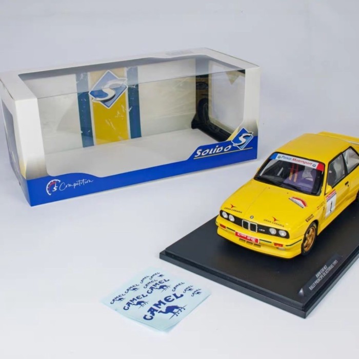 Solid 1/18 BMW BMW E30 M3 Racing Version Alloy Double Open Car Model