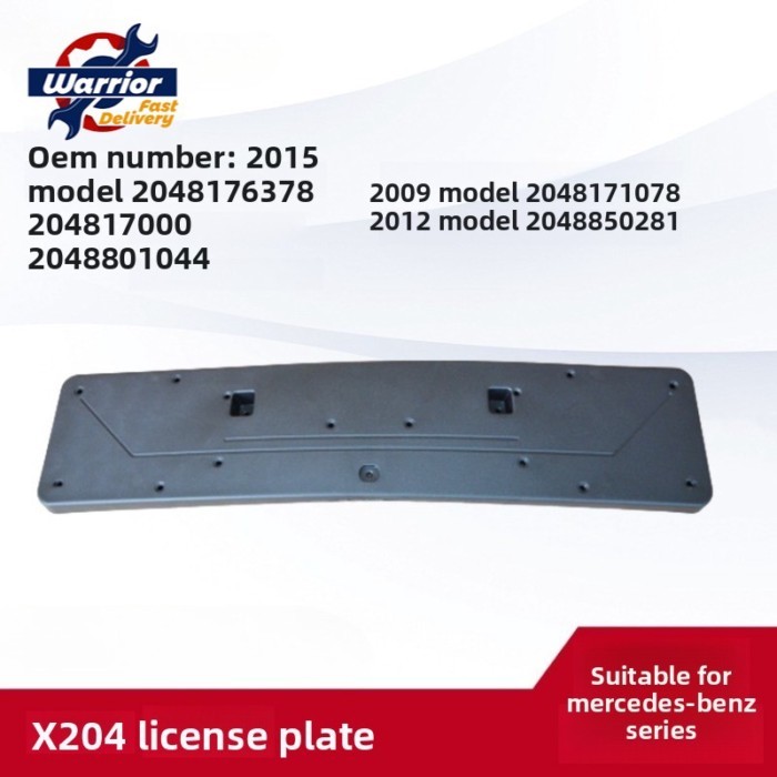 For Mercedes Benz GLK X204 Front License Plate 12 15 X204 Rear License Plate Bracket Frame Tray 204