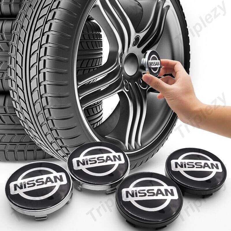 LAIFU ฝาครอบหรูหรา 4 ชิ้น 60 มม.สําหรับฝาครอบล้อสติ๊กเกอร์โลโก้รถ Nissan สําหรับ NISSAN-DAYZ 370Z No
