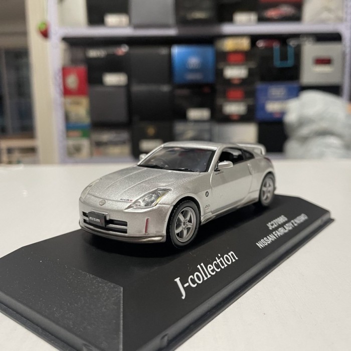 1: 43 JC Jingshang Nissan Nissan Fairlady 350Z NISMO Z33 โมเดลรถ สีเงิน