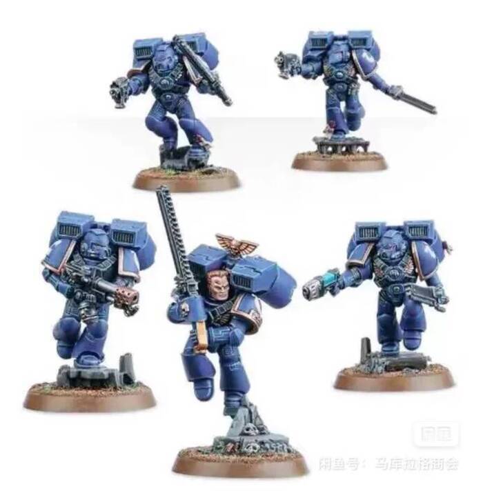 Warhammer 40k Star Warrior Jumping Bag โมเดลเรซินทหารบิน
