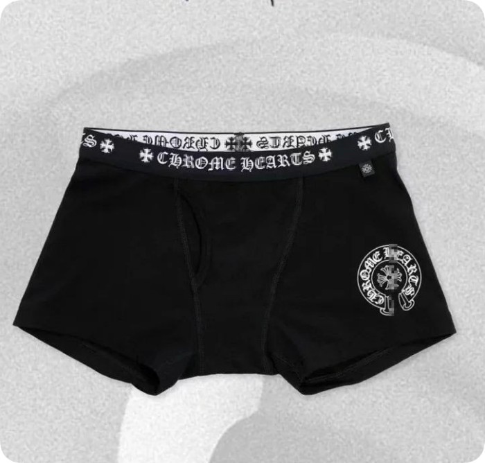 กางเกงบ็อกเซอร์พิมพ์ลายตัวอักษร Chrome Unisex * Hearts