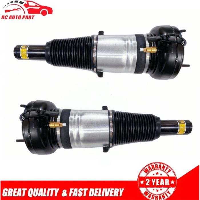 New Pair Front Air Suspension Shock For Audi A8 D4 A7 RS6 MULSANNE 2011-2018 4H0616039D 3Y5616040F