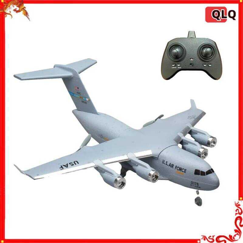 C Rc Plane C-17 Military Transport Aircraft Fixed Wing Remote Control Glider 2.4G Remote Control Ep