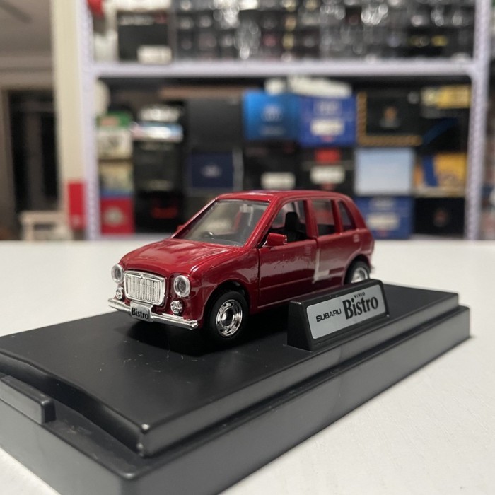 1: 43 MTECH Subaru Subaru Little Princess Vivio Bistro 1995 รถรุ่นสีแดง
