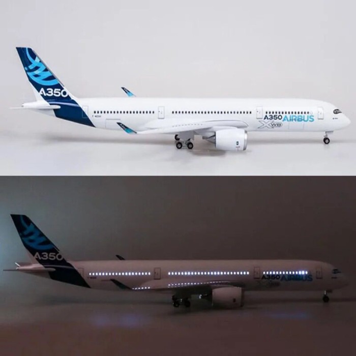 ขายร้อน 47 ซม.Airbus A350 Series เครื่องบิน A350 ต้นแบบ A350XWB Airliner รุ่นชิ้นเดียวของขวัญ Out of