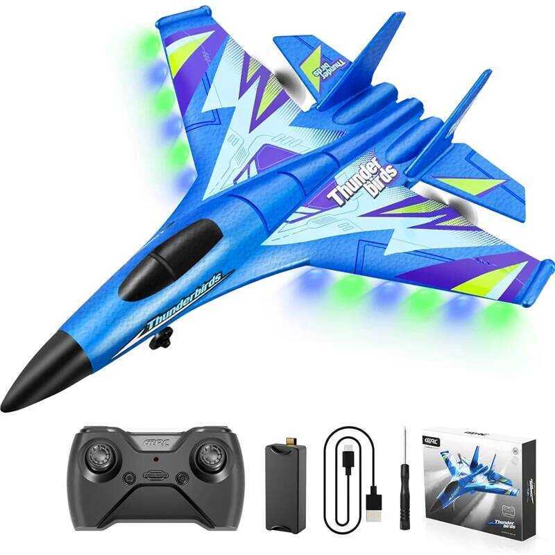 C 4Drc G6 RC Plane With 2 Take-Off Modes Glider Flying Helicopter RC Hobby Jet Plane 2.4G Remote Co