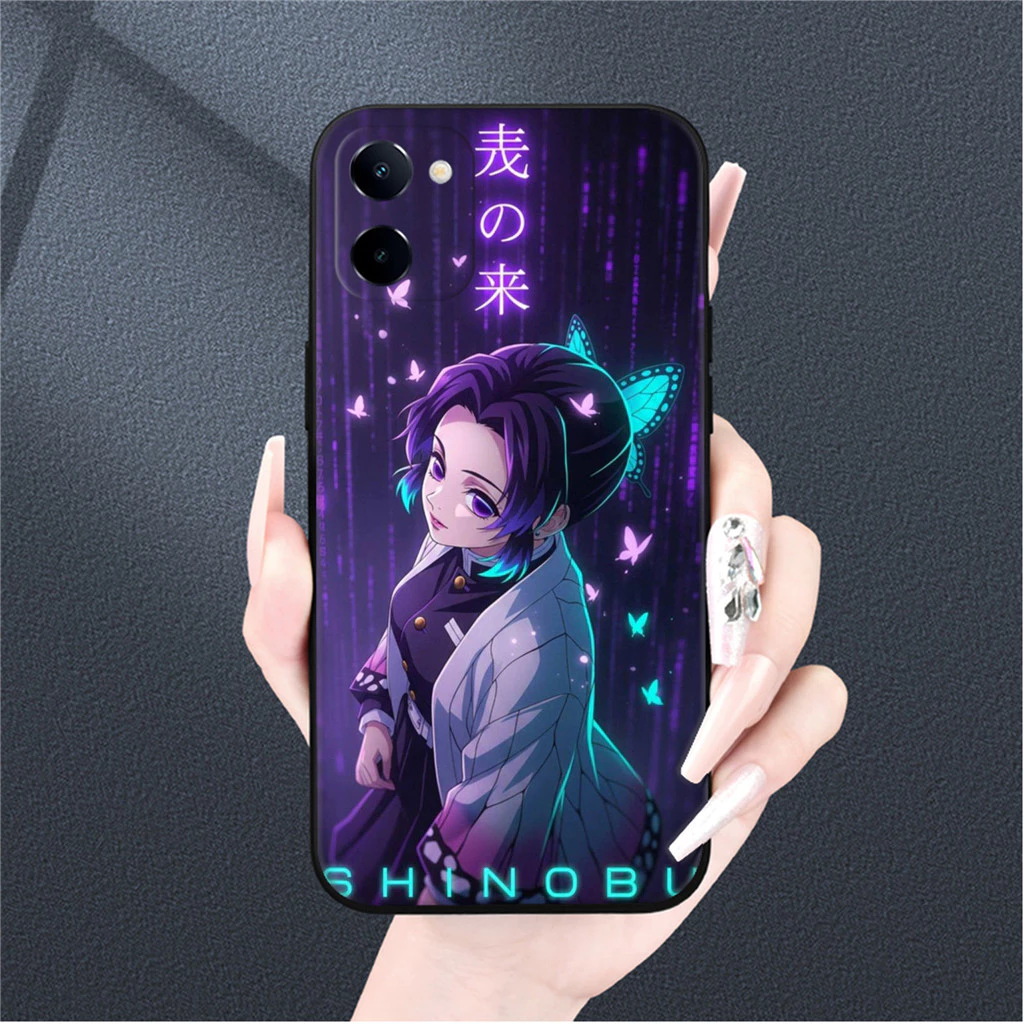 เคสซิลิโคนลาย Demon Slayer Shinobu สำหรับ Vivo Y01/Y02T/Y02/Y03/Y5S/Y11/Y11S/Y20i/Y20S/Y12S/Y12A/Y15S/Y15A/Y16/Y17/Y12/Y15/Y17S thumbnail 5