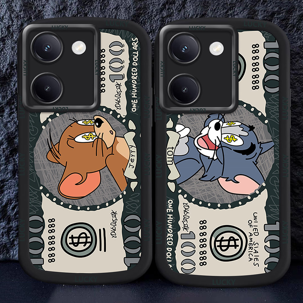 อ่อนนุ่มเคสโทรศัพท์หรับ VIVO Y27S Y36 V29E V30 Pro 5G M42 New Cat Mouse