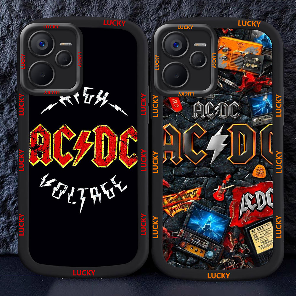 อ่อนนุ่มเคสโทรศัพท์หรับ Realme C30S C30 C35 C33 2023 M57 ACDC Band