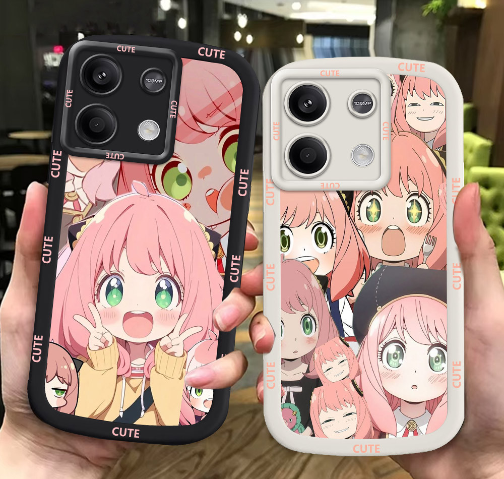 G27 Spy x Family ขาวดำเคสโทรศัพท์หรับ Xiaomi Redmi Note A1 13 13C A2 5G ปก