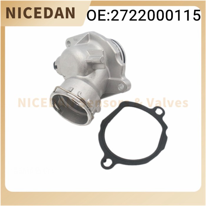 Engine Coolant Thermostat  2722000115 For Mercedes-Benz C230 C250 C280 C300 C350 Clk350 E350 Ml350