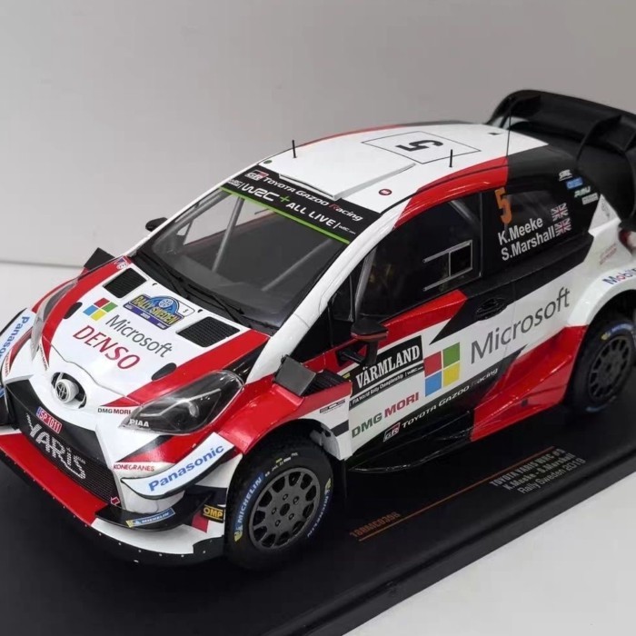 IXO 1/18 Toyota YARIS WRC #5 2019 Yalex Racing Model Alloy