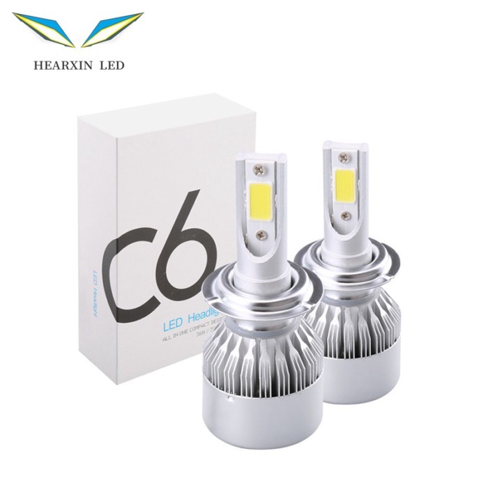 2x H7 LED H11 H4 Hi/Lo H1 H3 H8 HB1 HB3 HB4 HB5 HIR2 H13 H27 9005 9006 Car Headlight Bulbs 3000K 60