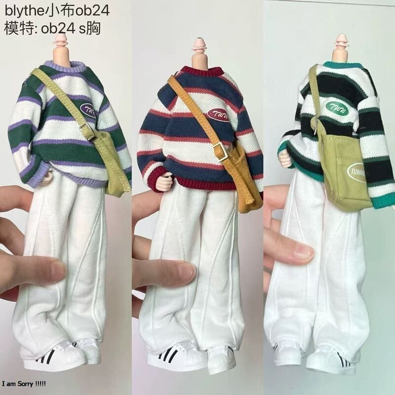 {{vivi toys} 1/12 เสื้อผ้าตุ๊กตา BJD 1/8, ร่างกาย Beiming Escape Fairy, ร่างกาย Mingyue, ชุดสเวตเตอร์สวมใส่ได้, ชุดตุ๊กตา 360611