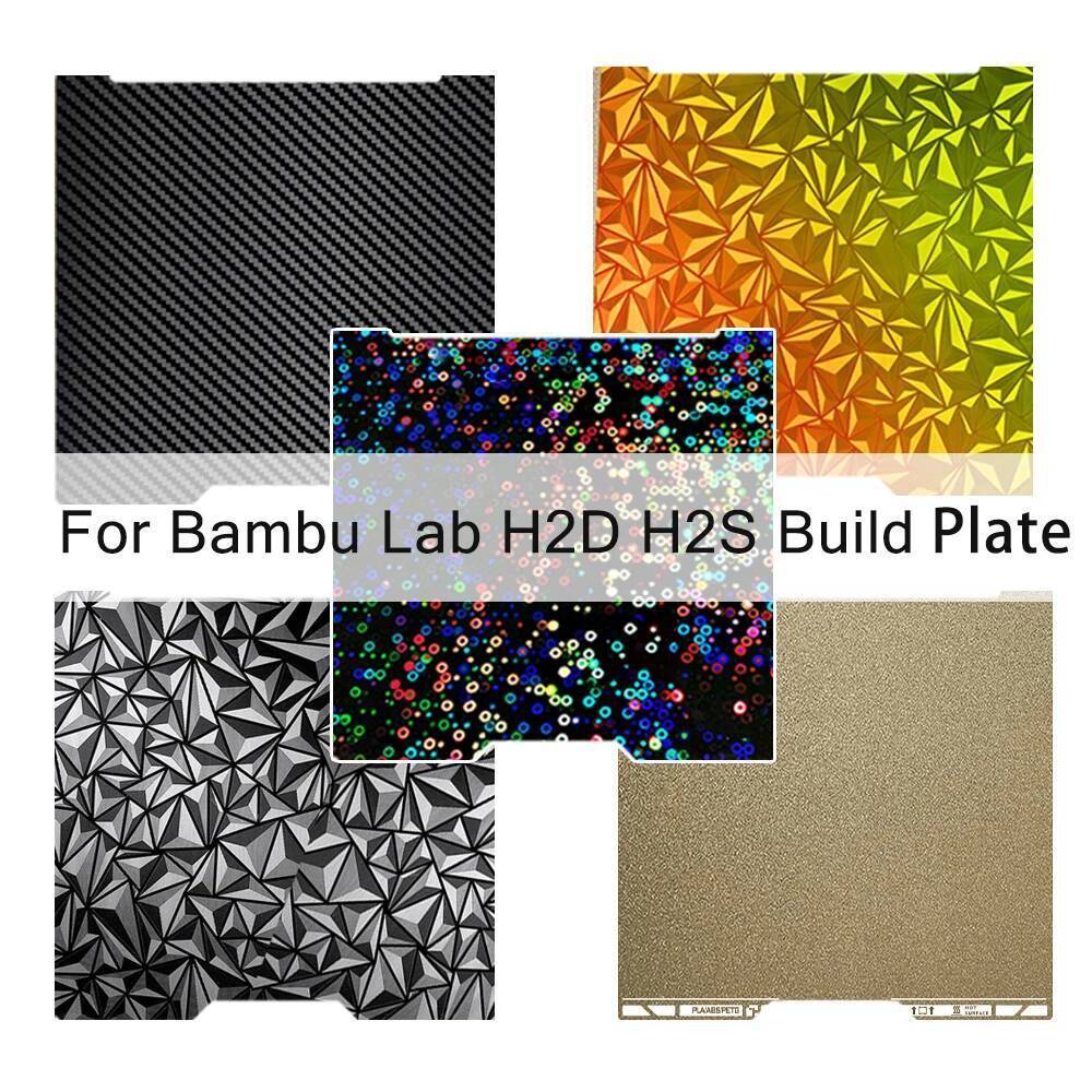 สําหรับBambu Lab H2dสร้างแผ่นBambulab Smooth H2Sสร้างแผ่น 350x320 HiqhคุณภาพสําหรับBambu Lab H2Dอุปก
