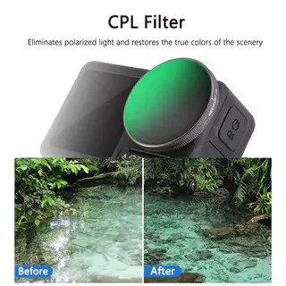 DJI Osmo Action 5Pro/4/3 Magnetic Lens Filter- UV CPL ND8/16/32/641/4Black Mist เลนส์กรอง Osmo Action 5 Pro