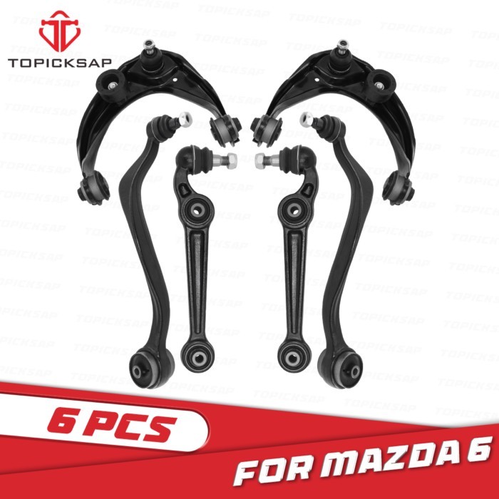 TOPICKSAP 6pcs Front Suspension Kit Set of for Mazda 6 Ford Fusion Lincoln Zephyr Mercury Milan 200