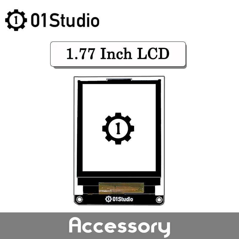 01Studio 1.77 นิ้ว 1.8 LCD pyAI- MV4 อุปกรณ์เสริม MicroPython Compatiable พร้อม OpenMV4