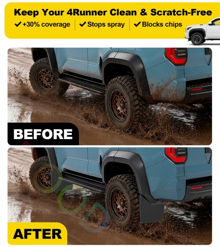 Mud Flaps Fit for Toyota 4Runner 2025 2026 4runner limited sr5 trdsport platinum Muds accessories