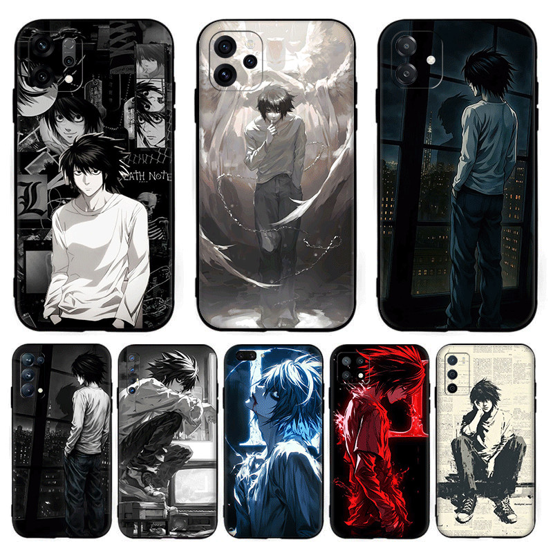 Death Note อะนิเมะ L กฎหมาย ct.5 สําหรับ OPPO R9 F1 Plus R9S Reno 2 5 2Z 2F 3 4 Pro 5F Lite 5K ความเ