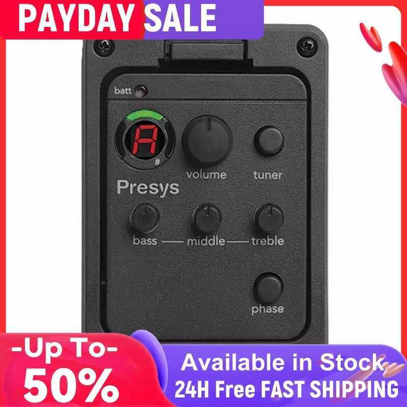 C Acoustic Guitar Pickup Guitar Preamp Equalizer Battery Powered Acoustic Guitar Equalizer Portable