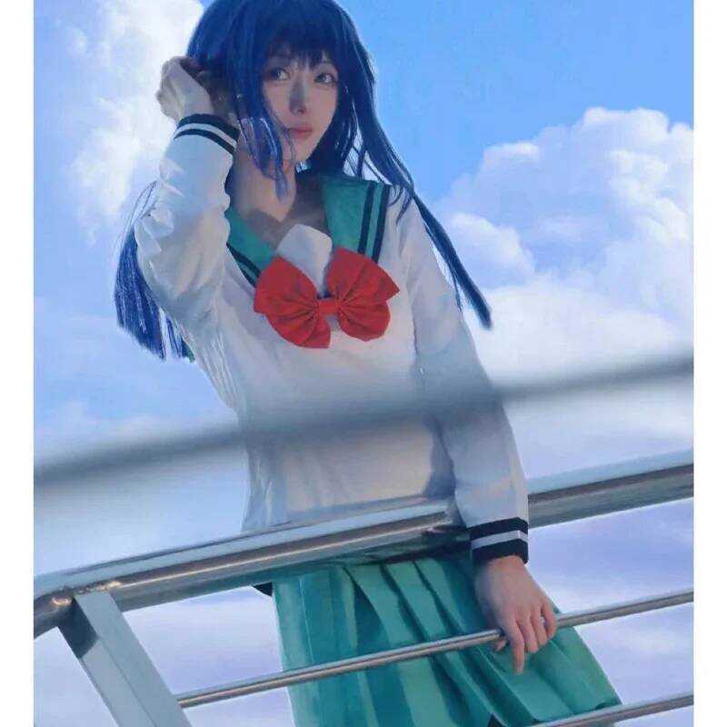 C Anime Saiki Kusuo The Disastrous Life K.-Nan Cosplay Teruhashi Kokomi Cosplay JK School Uniform D