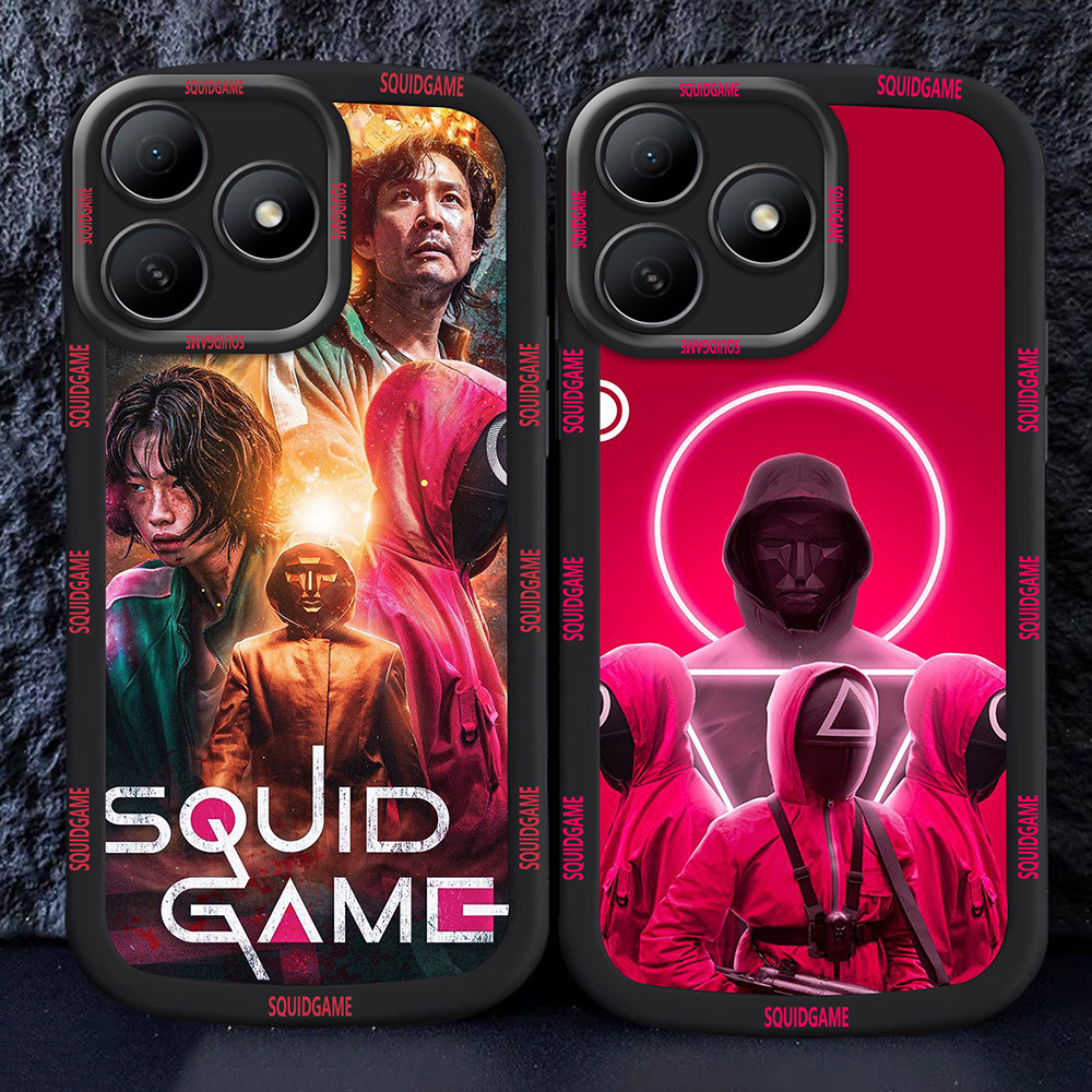 อ่อนนุ่มเคสโทรศัพท์หรับ Realme 11 C55 C53 9i 11X C51 5G M30 Squid Game