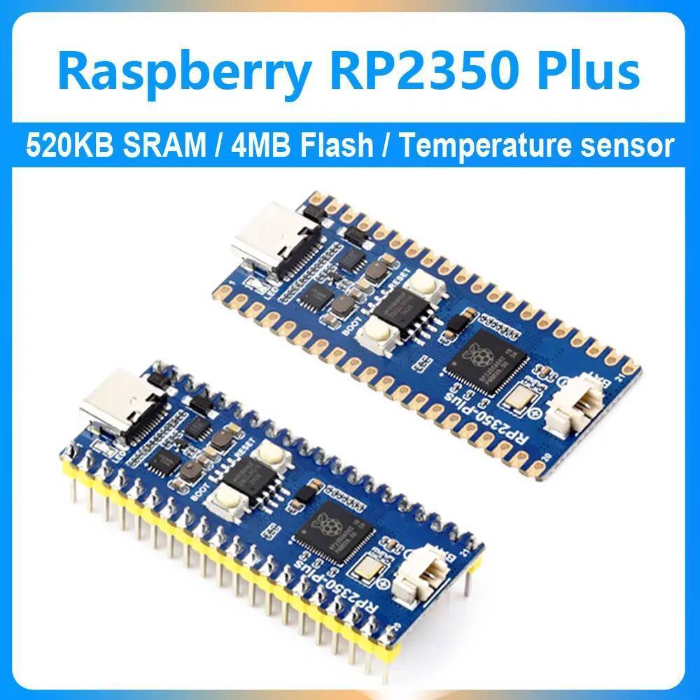 Raspberry Pi Pico 2 RP2350 MCU Board PLUS ตามชิป Raspberry Pi RP2350A 520KB SRAM และ 4MB Flash Tempe