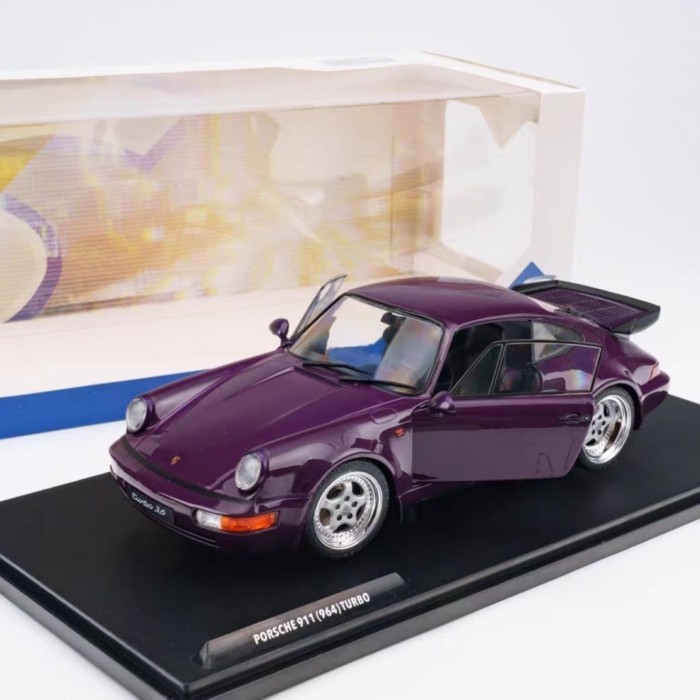SOLIDO 1/18 PORSCHE 911 964 TURBO 1991 PORSCHE รถรุ่น