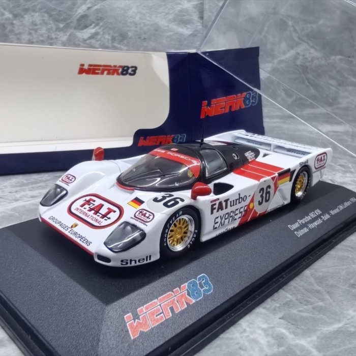 Werk83 1/43 Porsche 962 1994 24 ชั่วโมง Le Mansai #36 โมเดลรถอัลลอย