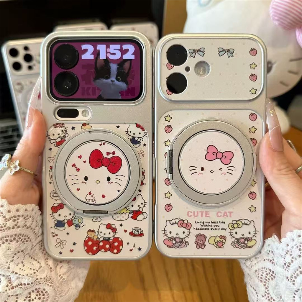 น่ารัก Hello Kitty การ์ตูนเคสโทรศัพท์สําหรับ Honor X5c X5 X5b X5d Plus X9d X9c สมาร์ท X9b X9a X9 X8d X8a X8c X6a X7b X6a X6a X7c X8b X6a X7d X6a X8d X7c X6a X8b X6a X6a X7c X7c X8d X8b° ฝาครอบตัวยึดแบบหมุนได้