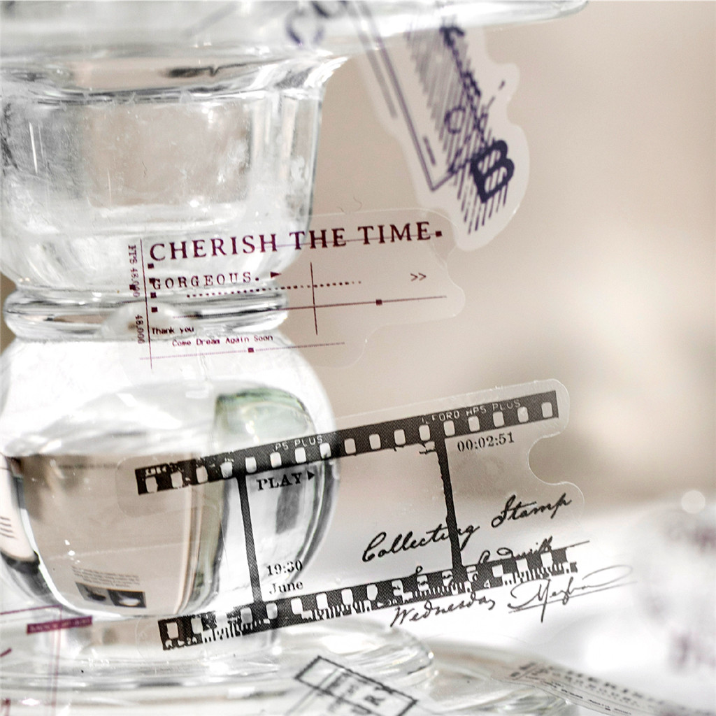 2 ชิ้น Kawaii เครื่องเขียนสติกเกอร์ Remnants และด้ายซ้อน Junk Journal Planner สติกเกอร์ตกแต่ง Scrapbooking