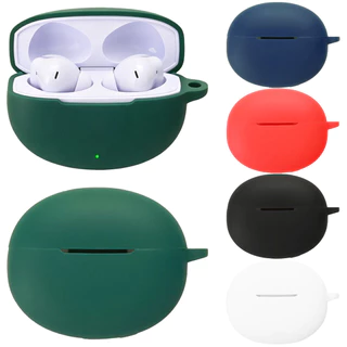 สําหรับ OPPO Enco Air5 หูฟังซิลิโคน TPU เคสป้องกันฝาครอบป้องกันการหล่นพร้อมอุปกรณ์เสริมหัวเข็มขัดป้องกันการสูญหาย