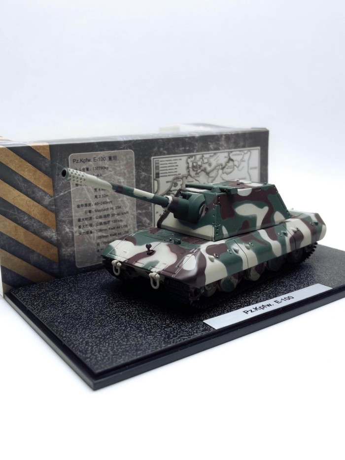 RADSCALE 1/72 Mouse Tank Pz.Kpfw. E100 Alloy สําเร็จรูปรุ่น World War II German Chariot