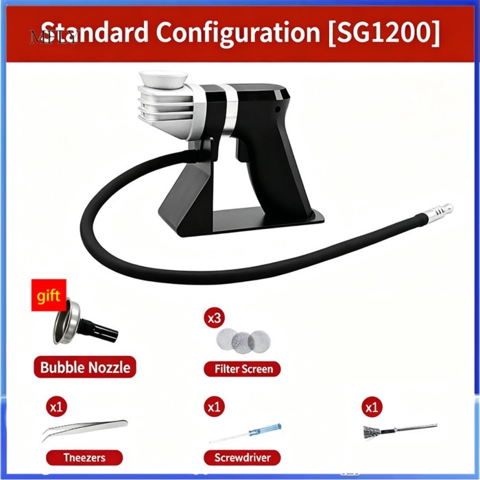 SG1200 Smoking Gun Cocktail Smoker Infuse  Set Cold Smoke Food for Meat Drinks BBQ Cheese Handheld