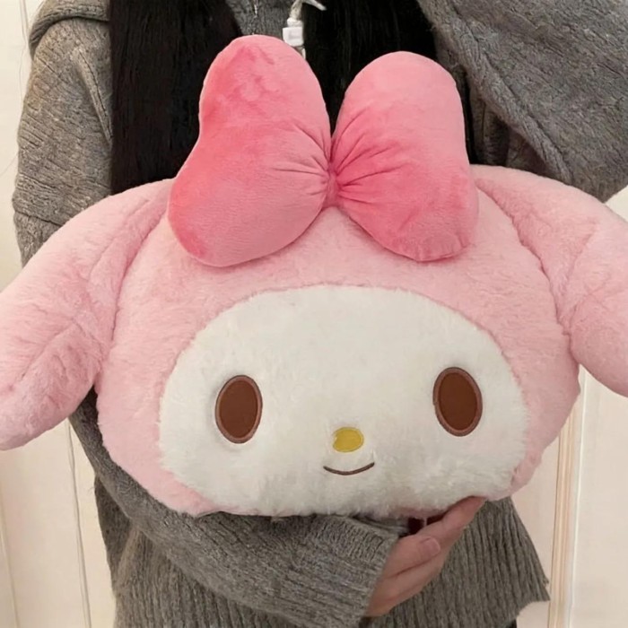 มายเมโลดี้ ตุ๊กตาหมีเมโลดี้ หมอนติดเตียง โบว์น่ารัก นอนหลับสบาย