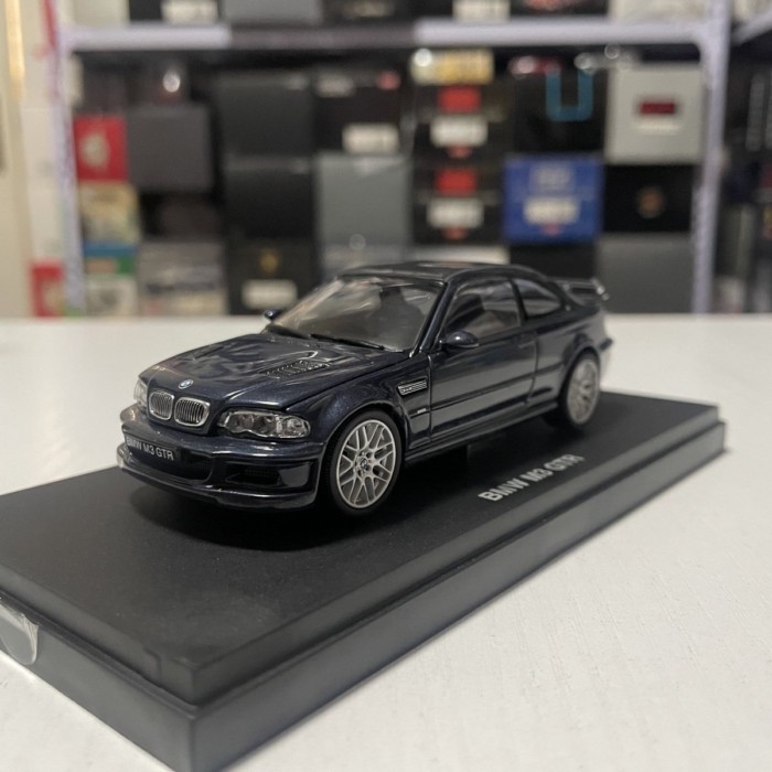 1: 43 KYOSHO BMW BMW E46 M3 GTR Coupe Street รถรุ่นสีน้ําเงิน