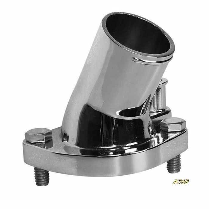 Thermostat Housing Water For Ford Chrome Thermostat Housing 260 289 302 347 351W O Ring SBF SB