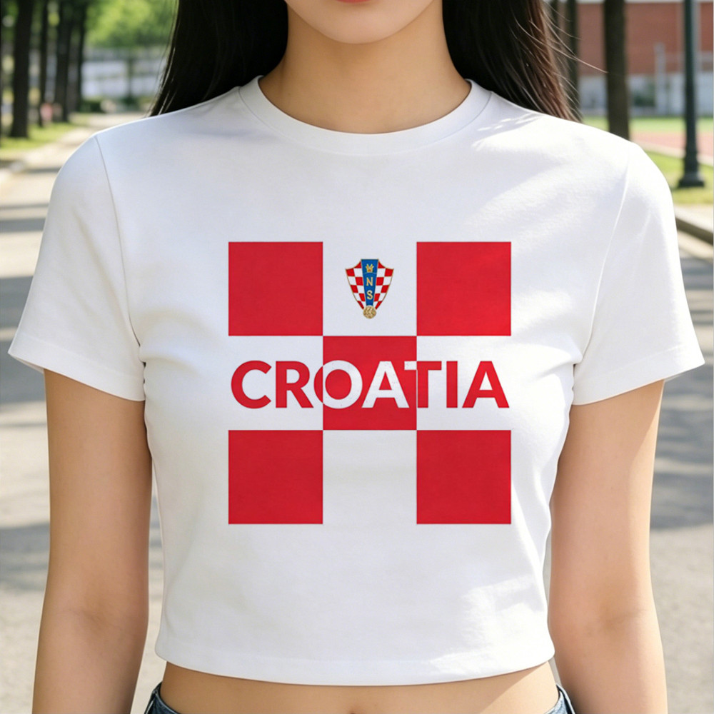 Croatia เสื้อครอปสุภาพสตรี emo ทางเลือก grunge top tees ญี่ปุ่น cutecore แฟชั่นเกาหลี grunge party