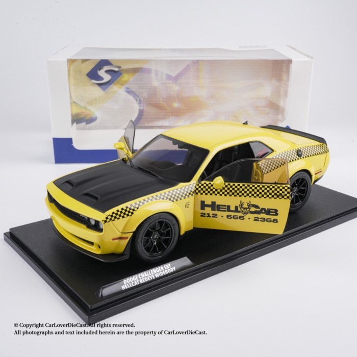 Solido 1:18 DODGE CHALLENGER SRT HELLCAT 地猫 合金汽车模型