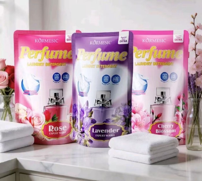 Laundry Detergent 500ml, 3 Concentrated Formulas, Liquid Detergent, Long-Lasting Fragrance. Powerfu