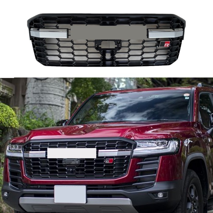 Modified NEW Style For Land Cruiser Racing Grill For Land Cruiser 300 LC300 2022 Front Bumper Cover