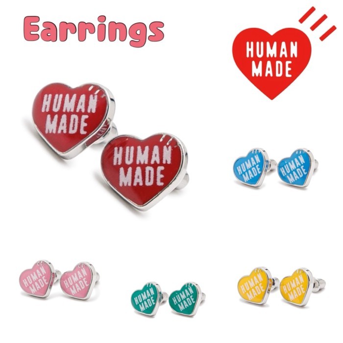 (พร้อมส่งในไทย) หมดแล้วหมดเลย ไม่Re-stock!!! แท้ Human made earrings ต่างหู Human made จากญี่ปุ่น ห
